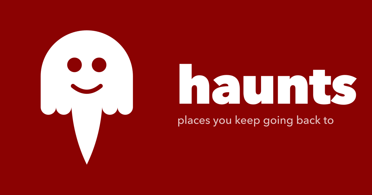 Haunts · Your check-ins become trips, flights, and stories